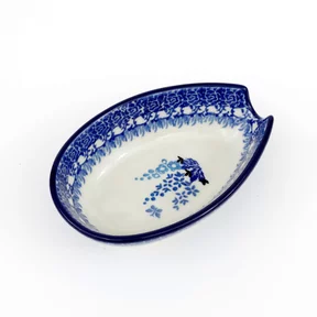 Podstawka pod łyżkę 381 12/8,5cm <br> 3277X Kwiat ostróżki